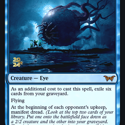 Abhorrent Oculus [Duskmourn: House of Horror Promos] Prerelease Foil