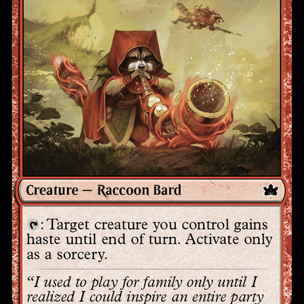 Raccoon Rallier [Bloomburrow] Foil