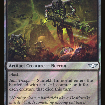 Sautekh Immortal [Warhammer 40,000 Commander] Surge Foil