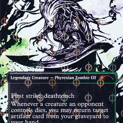 Glissa, the Traitor (Borderless) [Secret Lair Drop] Step-and-Compleat Foil