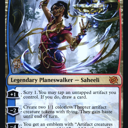 Saheeli, Filigree Master [The Brothers' War Promos] Prerelease Foil