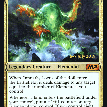 Omnath, Locus of the Roil [Core Set 2020 Promos] Prerelease Foil