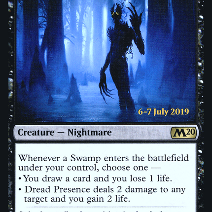 Dread Presence [Core Set 2020 Promos] Prerelease Foil