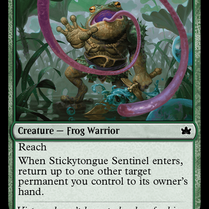 Stickytongue Sentinel [Bloomburrow] Foil