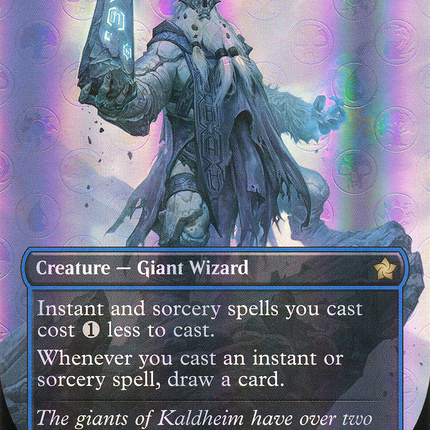 Archmage of Runes (Borderless) [Foundations] Mana Foil