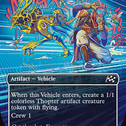 Broadcast Rambler (Borderless) [Aetherdrift] Foil