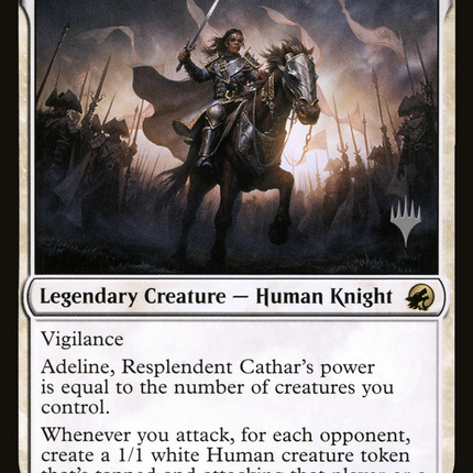 Adeline, Resplendent Cathar [Innistrad: Midnight Hunt Promos]
