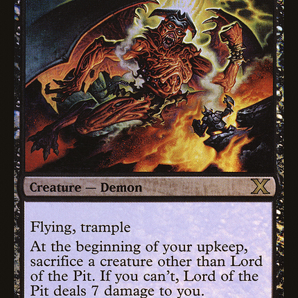 Lord of the Pit [Tenth Edition] Foil