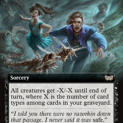 Deluge of Doom (Extended Art) [Duskmourn: House of Horror Commander]