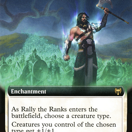 Rally the Ranks (Extended Art) [Kaldheim]