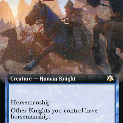 Herald of Hoofbeats (Extended Art) [March of the Machine Commander] Foil