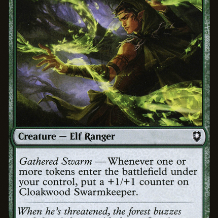 Cloakwood Swarmkeeper [Commander Legends: Battle for Baldur's Gate]