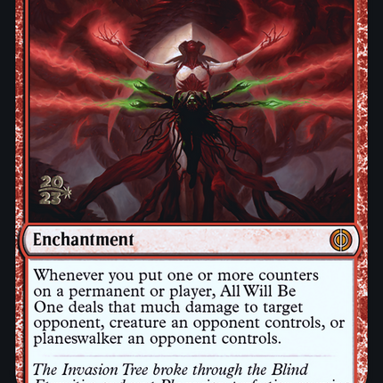 All Will Be One [Phyrexia: All Will Be One Promos] Prerelease Foil