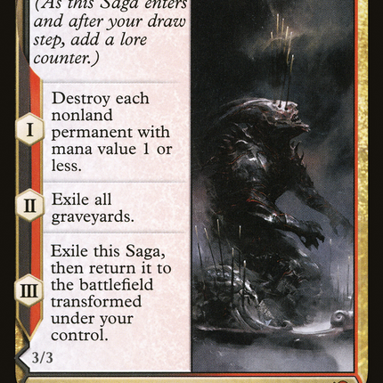 Hidetsugu Consumes All // Vessel of the All-Consuming (Extended Art) [Kamigawa: Neon Dynasty]