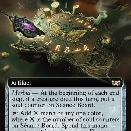 Séance Board (Extended Art) [Duskmourn: House of Horror Commander] Foil
