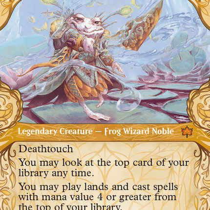 Glarb, Calamity's Augur (Showcase) [Bloomburrow] Foil