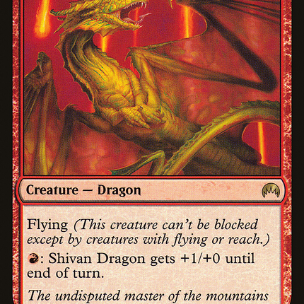 Shivan Dragon [Magic Origins] Foil