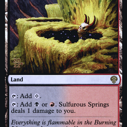 Sulfurous Springs [Dominaria United Promos] Prerelease Foil