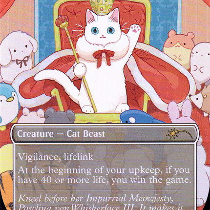 Felidar Sovereign (Borderless) [Secret Lair Drop] Foil