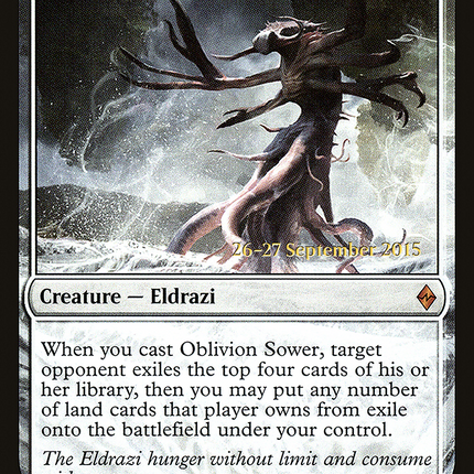 Oblivion Sower [Battle for Zendikar Promos] Prerelease Foil