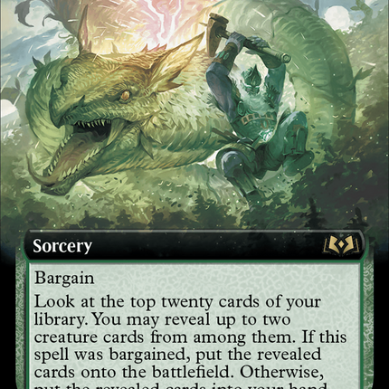 Thunderous Debut (Extended Art) [Wilds of Eldraine]