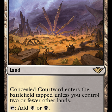 Concealed Courtyard [Outlaws of Thunder Junction] Foil