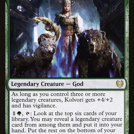 Kolvori, God of Kinship // The Ringhart Crest [Kaldheim]