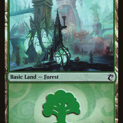 Forest (B09) [RNA Ravnica Weekend] Foil