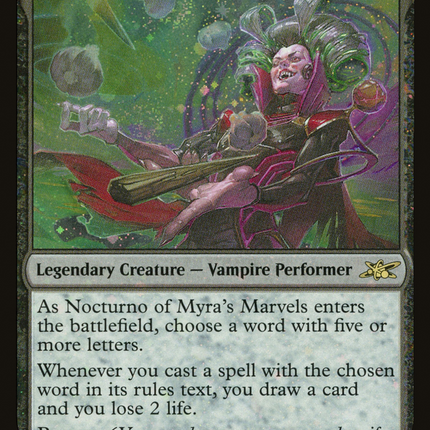 Nocturno of Myra's Marvels [Unfinity] Galaxy Foil