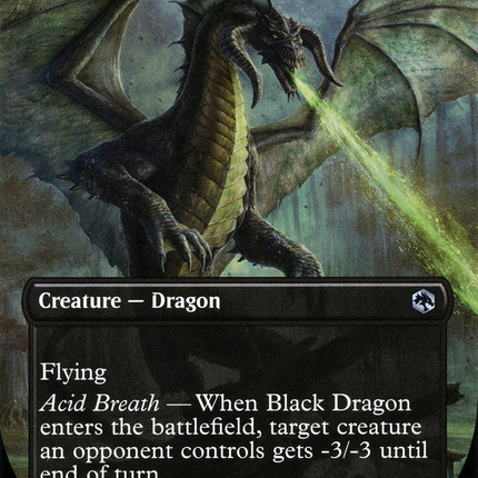 Black Dragon (Borderless) [Adventures in the Forgotten Realms]