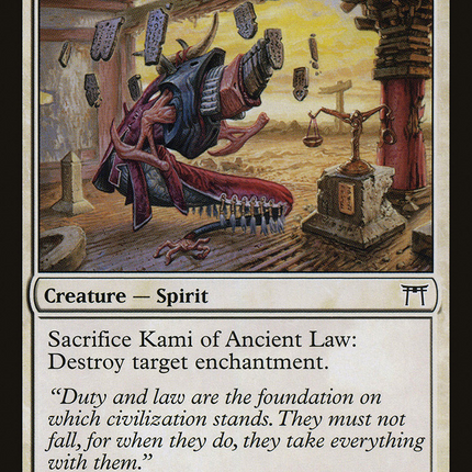 Kami of Ancient Law [Champions of Kamigawa]