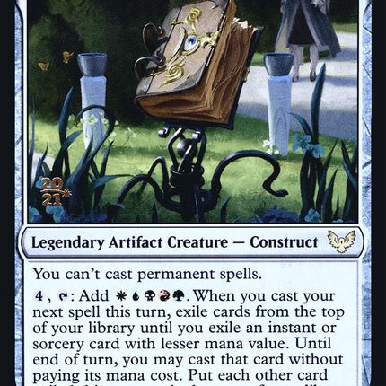 Codie, Vociferous Codex [Strixhaven: School of Mages Promos] Prerelease Foil