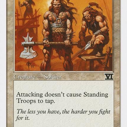 Standing Troops [Classic Sixth Edition]