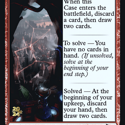 Case of the Crimson Pulse [Murders at Karlov Manor Promos] Prerelease Foil