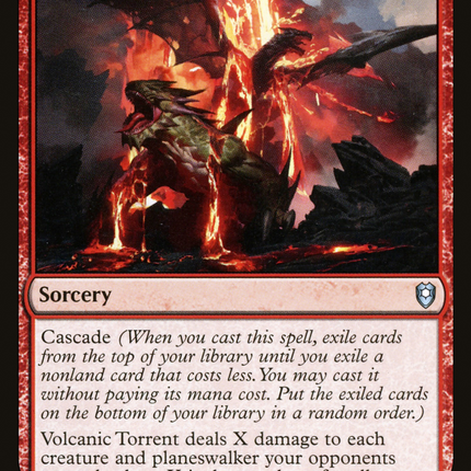 Volcanic Torrent [Commander Legends: Battle for Baldur's Gate]