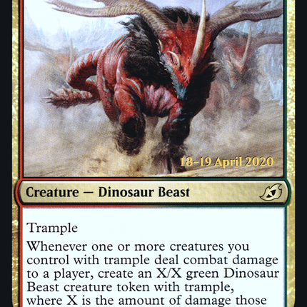 Quartzwood Crasher [Ikoria: Lair of Behemoths Promos] Prerelease Foil