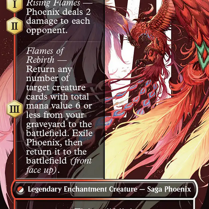 Joshua, Phoenix's Dominant // Phoenix, Warden of Fire (Borderless) [FINAL FANTASY] Surge Foil