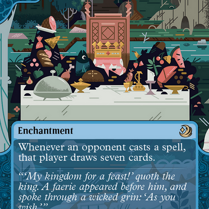 Forced Fruition (Showcase) (Borderless) [Wilds of Eldraine: Enchanting Tales]