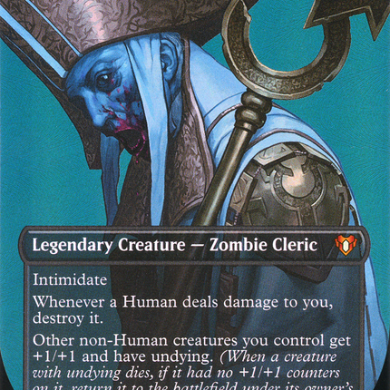 Mikaeus, the Unhallowed (Borderless) [Commander Masters] Textured Foil