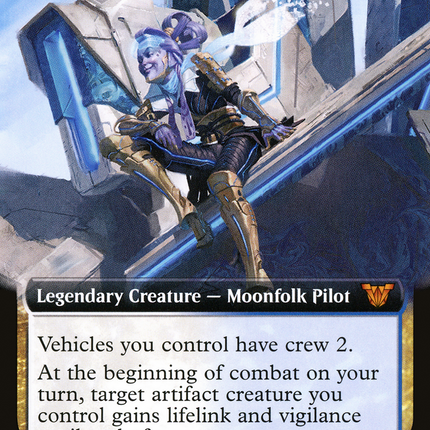 Kotori, Pilot Prodigy (Extended Art) [Neon Dynasty Commander]