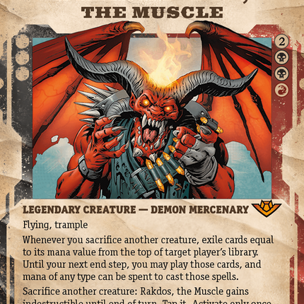 Rakdos, the Muscle (Showcase) (Borderless) [Outlaws of Thunder Junction]