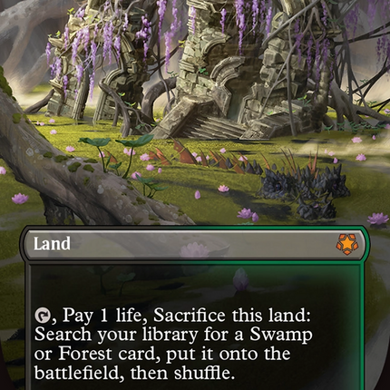 Verdant Catacombs (Borderless) (Dragonscale Foil) [Special Guests] Foil