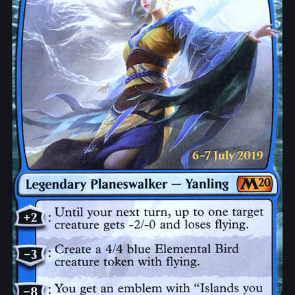 Mu Yanling, Sky Dancer [Core Set 2020 Promos] Prerelease Foil