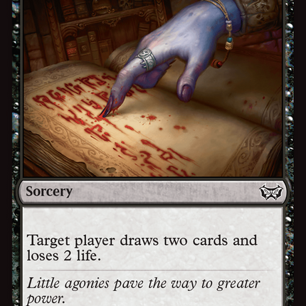 Sign in Blood [Duskmourn: House of Horror Commander]