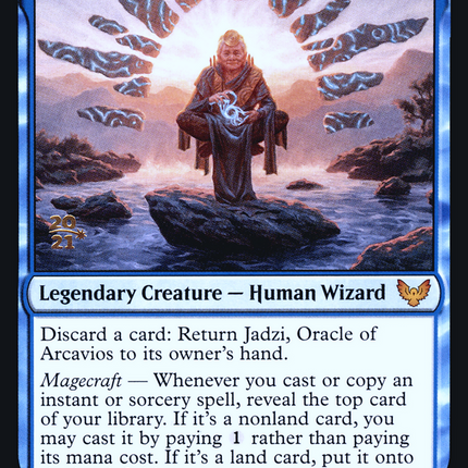 Jadzi, Oracle of Arcavios // Journey to the Oracle [Strixhaven: School of Mages Promos] Prerelease Foil
