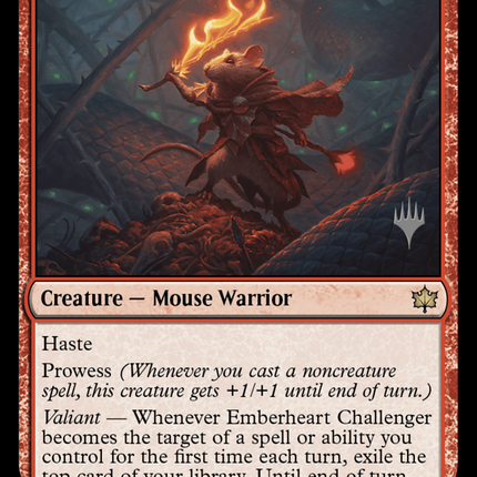 Emberheart Challenger [Bloomburrow Promos] Foil