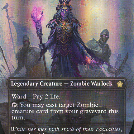 Zul Ashur, Lich Lord (Borderless) [Foundations] Mana Foil