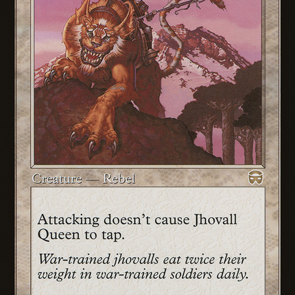 Jhovall Queen [Mercadian Masques]