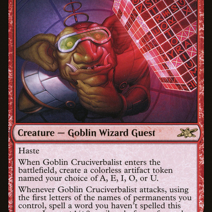 Goblin Cruciverbalist [Unfinity]