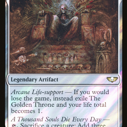 The Golden Throne [Warhammer 40,000 Commander] Surge Foil